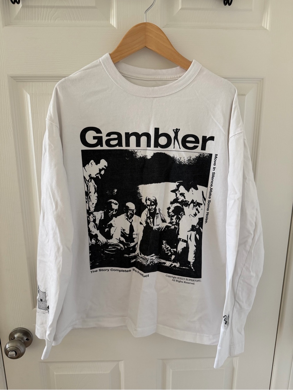 SUPERTOFU Gambler Long Sleeve | White | Size L
